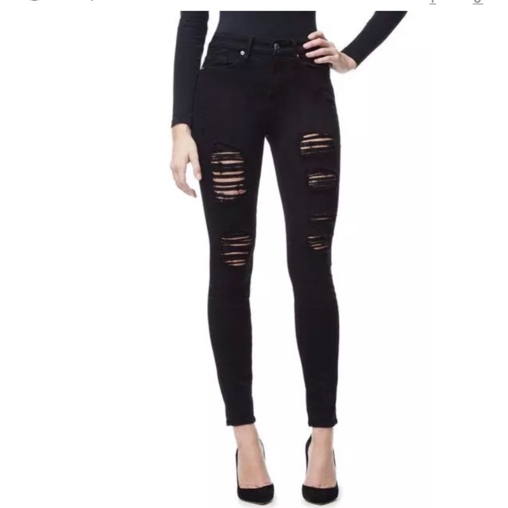 Good American stretch jeans black